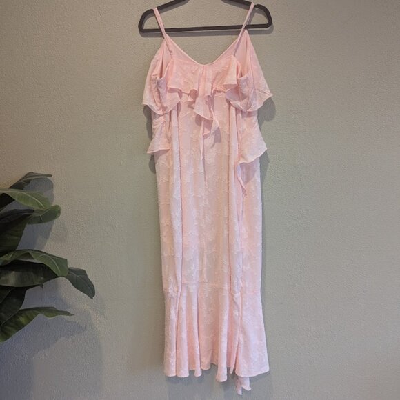 Wild Fable * Women’s Ruffle Midi Dress * Size XL – Pink 🌸 - Picture 4 of 5